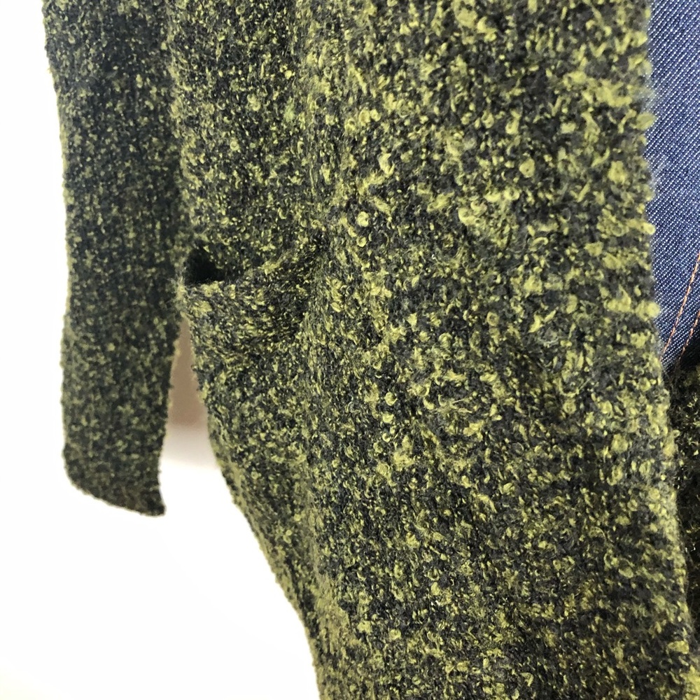 NWT BP Boucle Dark Olive Green Cardigan Sweater - Picture 4 of 8